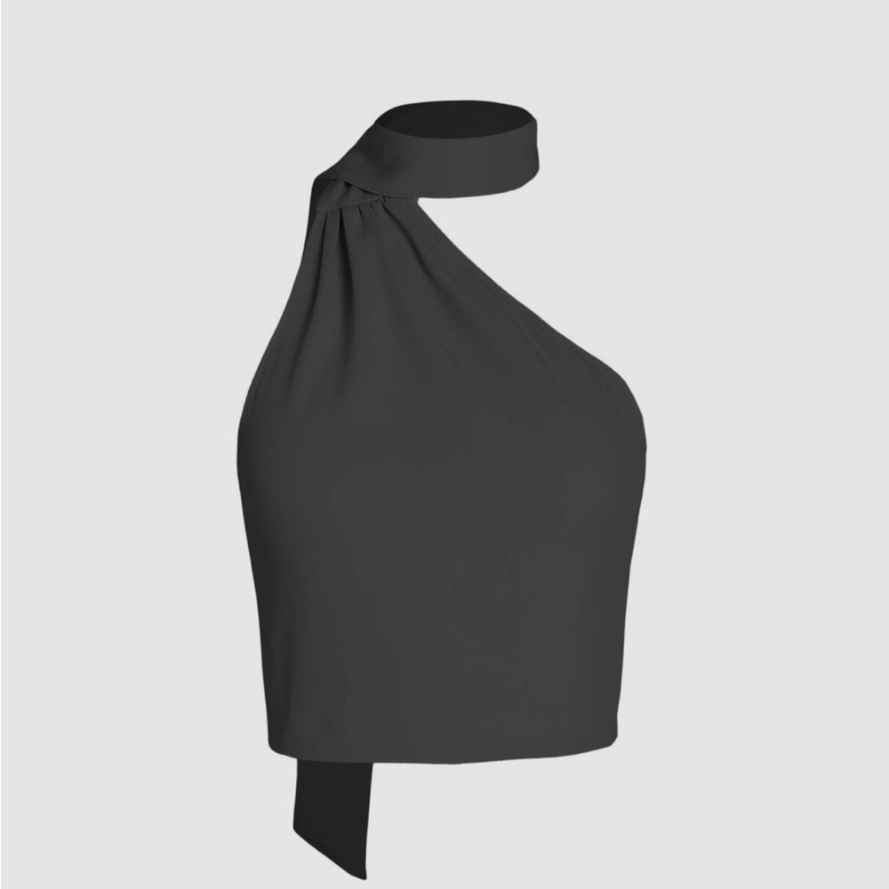 Cider asymmetrical crop top